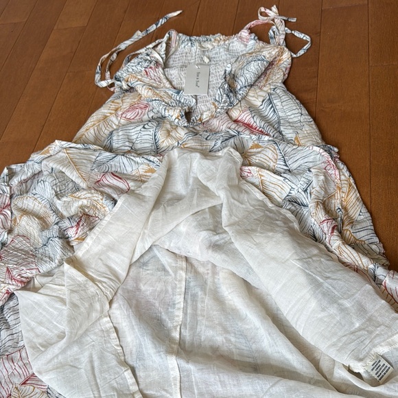 NWT Sim & Sam Maxi Dress with Leaf Print in Medium - Picture 7 of 8